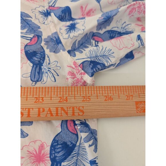 Tipsy Elves Toucan Tango Hawaiian Shirt Mens Size XXL Tropical Floral Casual - Picture 9 of 10